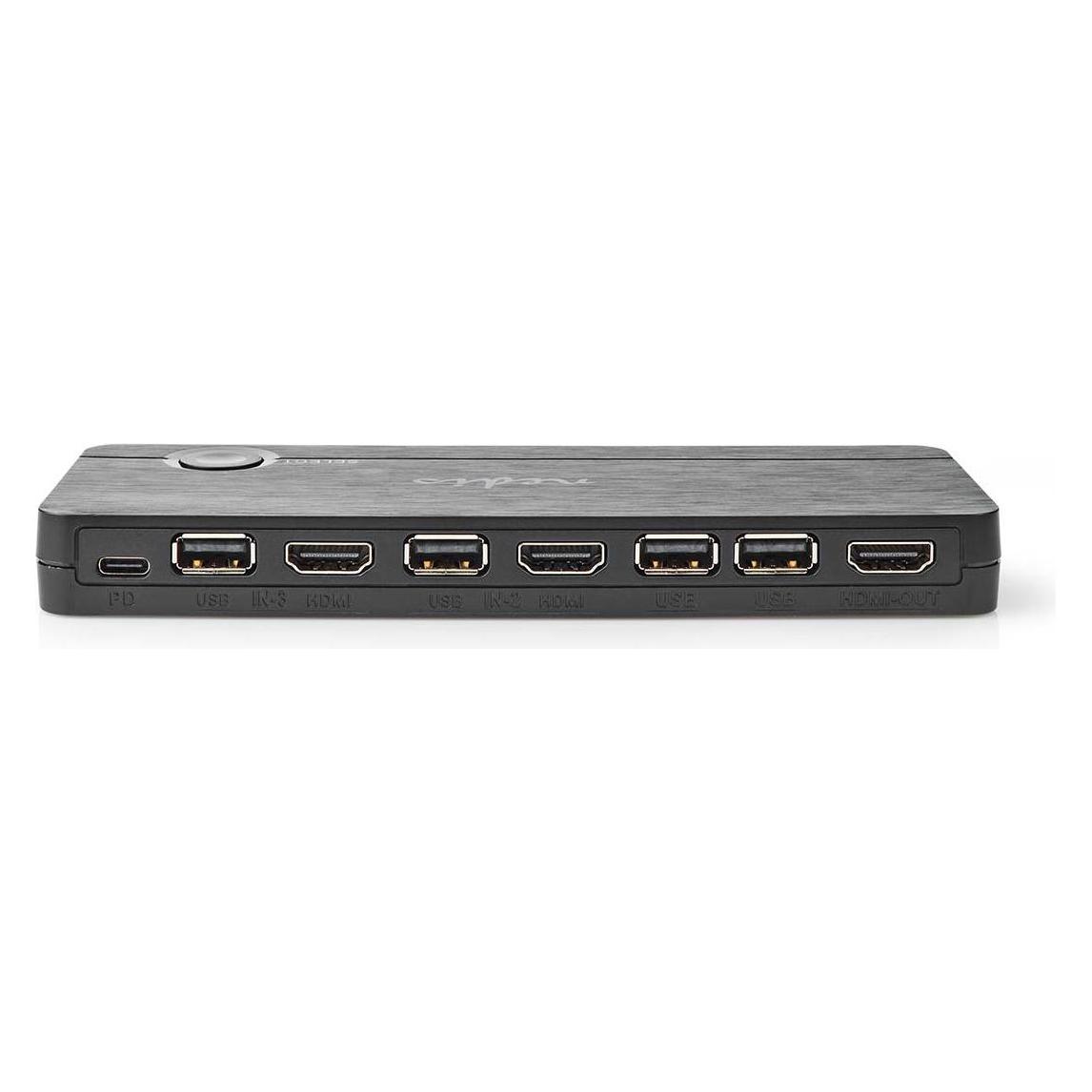 Nedis HDMI Converter | USB-C Buchse / 2x HDMI Eingang / 4x USB A Female | 1x HDMI Ausgang | 1-W (VCON6430AT)