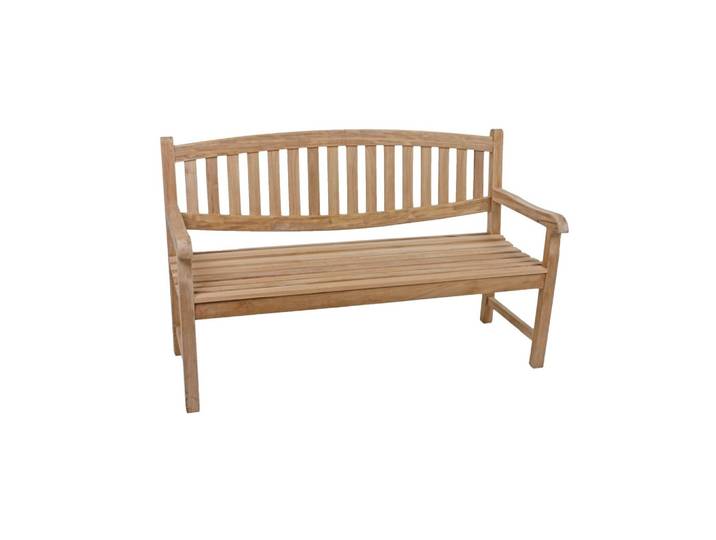 Gartenbank Echtholz Teak 3-Sitzer Lombok