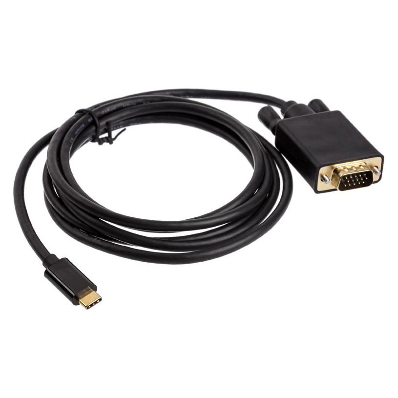 Akasa USB Typ C - VGA (VGA) (AK-CBCA17-18BK)