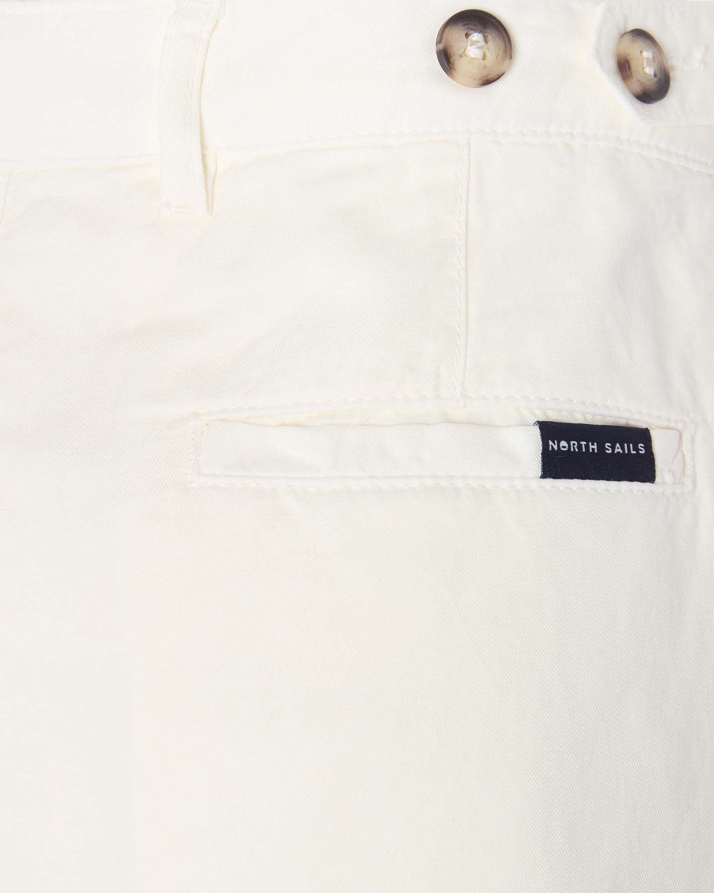 North Sails Garment Dyed W - Pantalone - Donna - Bianco nd_42