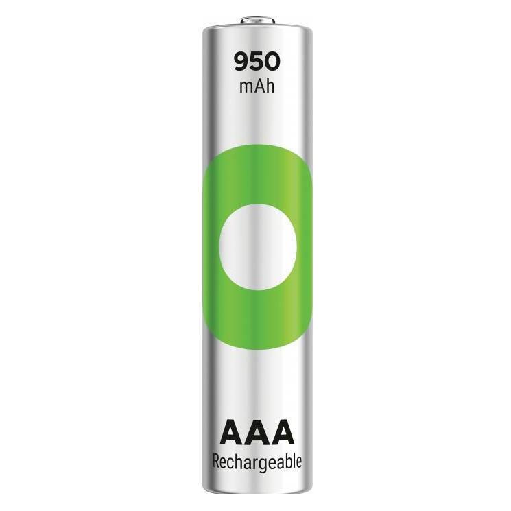 GP Batteries GP ReCyko Rechargeable Battery, Size AAA, 950 mAh, 2-pack (2 Stk., AAA, 950 mAh) (201241)