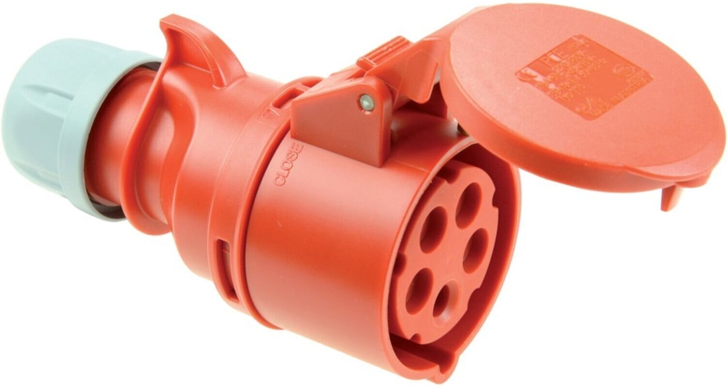 PCE CEE-Kupplung SHARK 16A, 5-polig, IP44 (215-6)