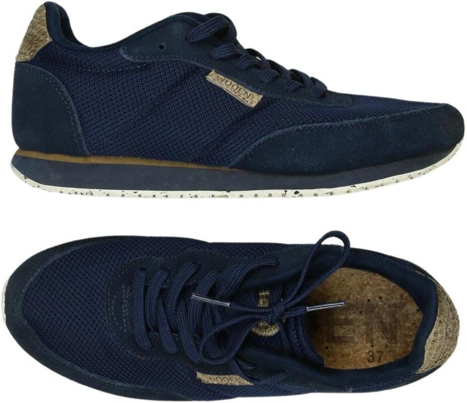 Woden Damen Sneaker, Marineblau, Gr. EU 37, kein / Etikett - Second Hand