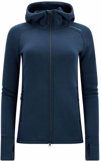 Aclima FleeceWool Hooded Jacket Womens, Midnight Navy M