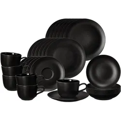 Seltmann Weiden Kombiservice Liberty Velvet Black 30-tlg.