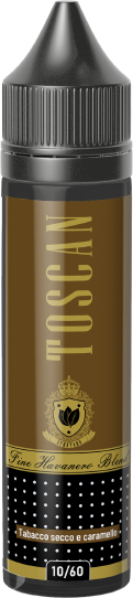 Eliquid France Toscan Havanero Liquido Shot 10ml Tabacco Caramello