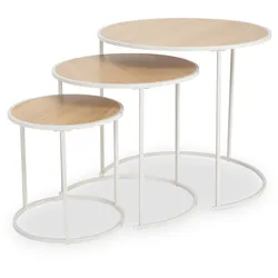 Beistelltisch-Set meins! TUNAY (DH 50x46 cm) - braun - DH 50x46 cm