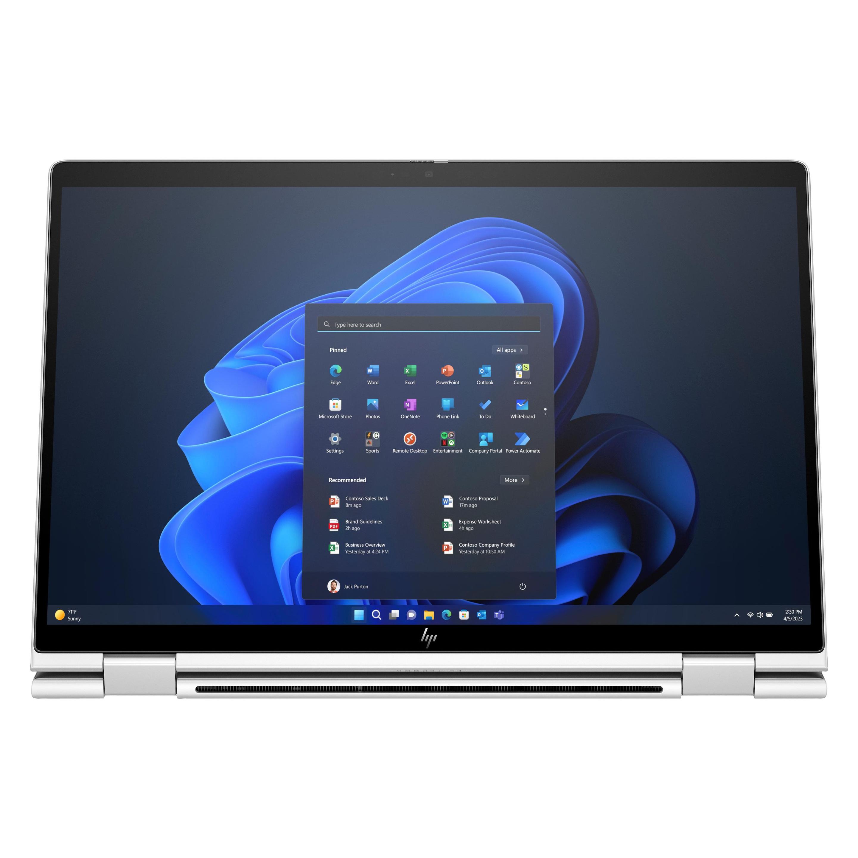 HP Elite x360 1040 G11 (14", 1000 GB, 32 GB, DE, Intel Core Ultra 7 155H) (A26VBEA#ABD)