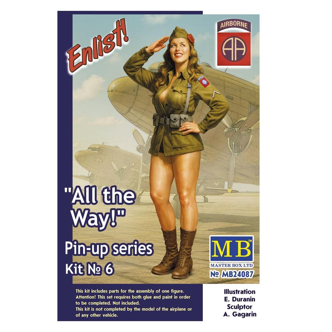 Master Box Pin-up series, Kit No.6 All the Way! (24087)