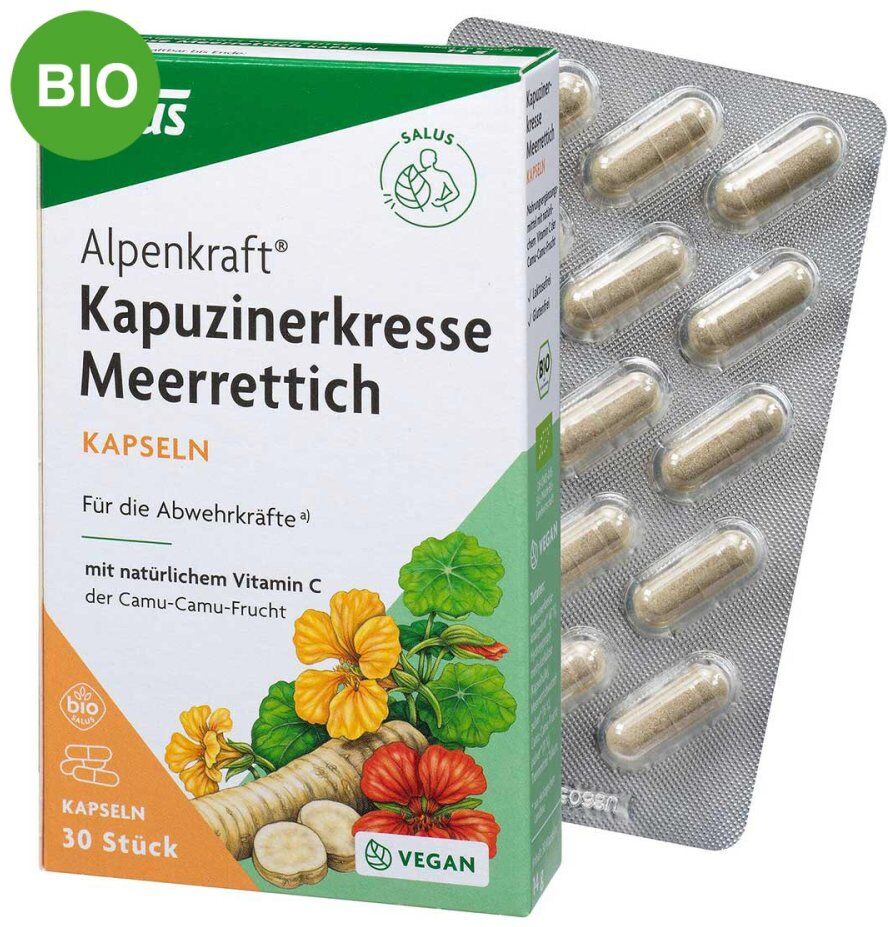 Salus Kapuzinerkresse-meerrettich Kapseln Alpenkraft