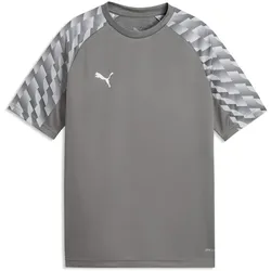 PUMA teamLIGA 26 Trikot Kinder 13 - flat medium gray/puma white/flat light gray 140