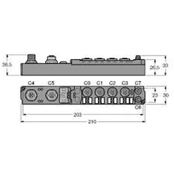 Turck piconet Stand-alone-Modul SDPB-04A-1007