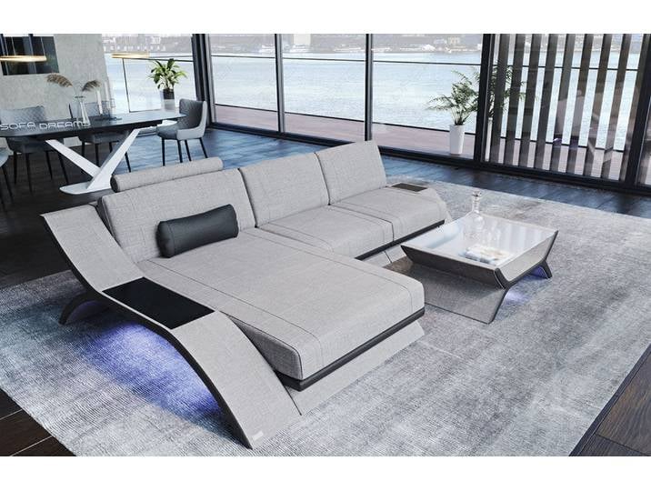 Stoff Ecksofa Calabria L-Form
