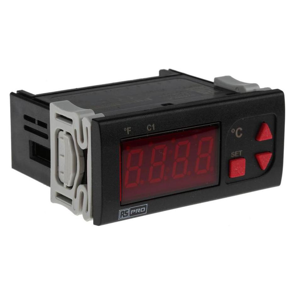 RS PRO On/Off Temp Controller, 35x77, 230V ac (1241054)
