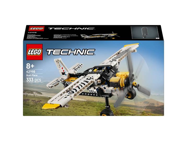 LEGO Technic 42198 L’avion de brousse - Jouet interactif pour garçon