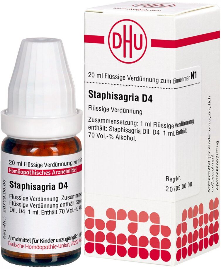 DHU Staphisagria D4 Dilution
