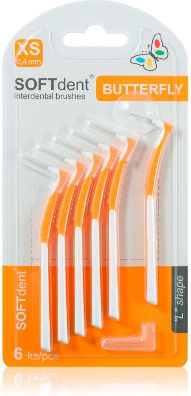 SOFTdent Butterfly XS brossette interdentaire 0,4 mm 6 pcs
