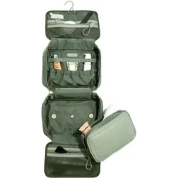 Stackers Reisekosmetiktasche zum Aufhängen grün aus Nylon