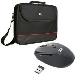Pedea Set NBTasche "TRENDLINE" + Maus 20,1" (51,0cm), Notebooktasche, Schwarz