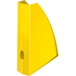 LEITZ Stehsammler WOW Polystyrol gelb , DIN A4