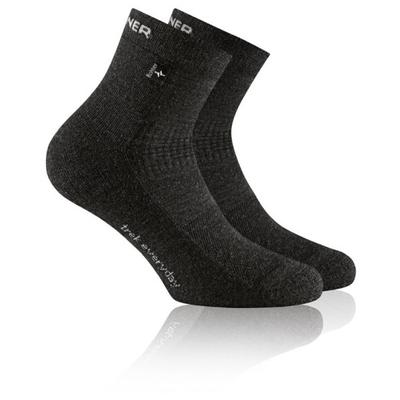 Rohner - Trek Everyday - Wandersocken 44-46 | EU 44-46 schwarz
