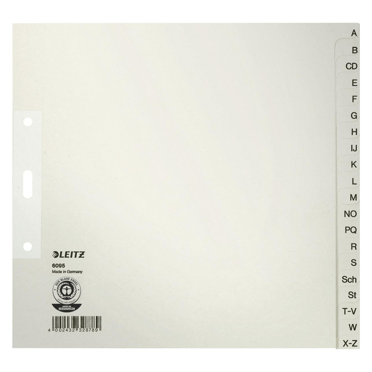 Leitz Register Papier grau (6095-00-85)