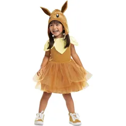 Metamorph Pokémon – Evoli Kleid für Kinder (104, 98)