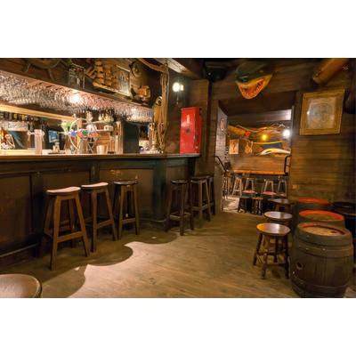 Fototapete PAPERMOON "Bar", bunt, B:4m L:2,6m, Vlies, Tapeten