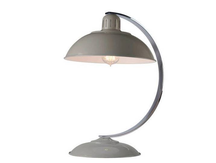 Elstead Lighting Tischleuchte, Grau, Metall, 46x36x30 cm, Lampen & Leuchten, Innenbeleuchtung, Tischlampen, Tischlampen