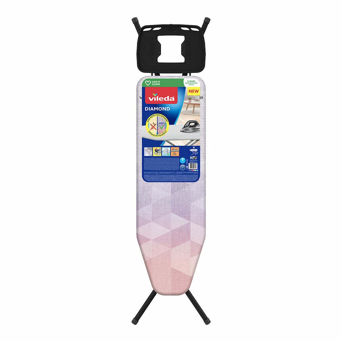 Vileda Diamond strijkplank, 120 x 38 cm