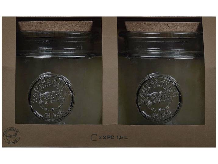 Vorratsglas Set 1.5L 2 teilig