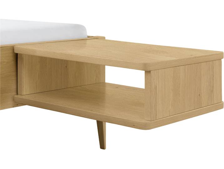 Nachtkonsole HASENA Seva , braun, B:48cm H:16cm T:38cm, Massivholz, Sideboards, Nachtkonsole