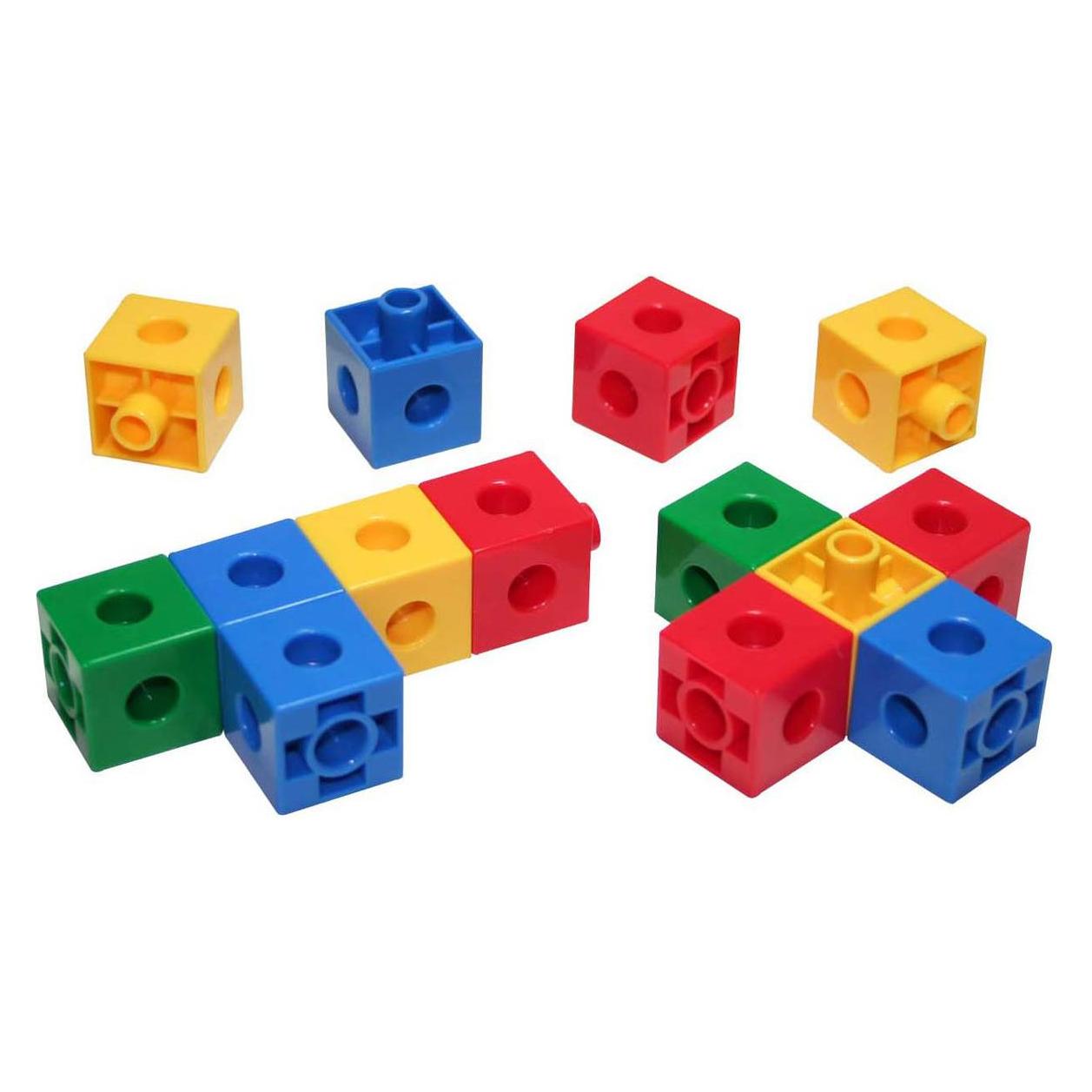 Lobbes Bausatz Verbindungsbausteine - 6 Farben - 300 Teile (66853682)
