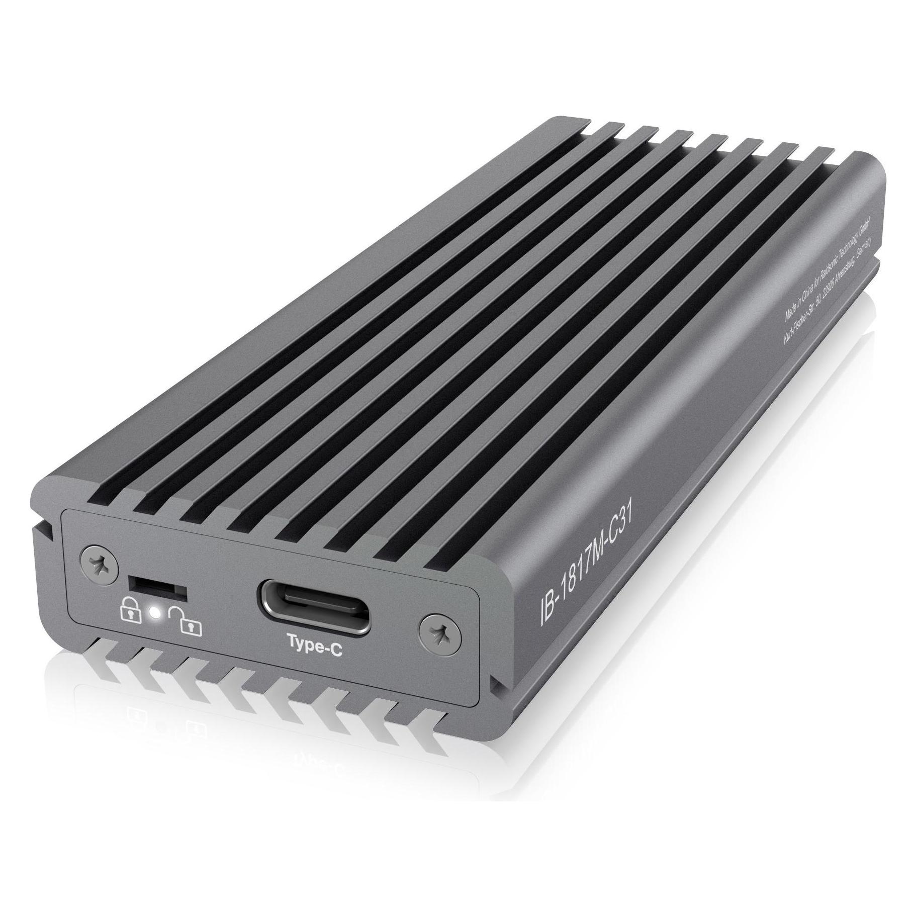 Icy Box Gehäuse 1x NVMe, IB-1817M-C31 (M.2 2230, M.2 2242, M.2 2260, M.2 2280) (IB-1817M-C31)