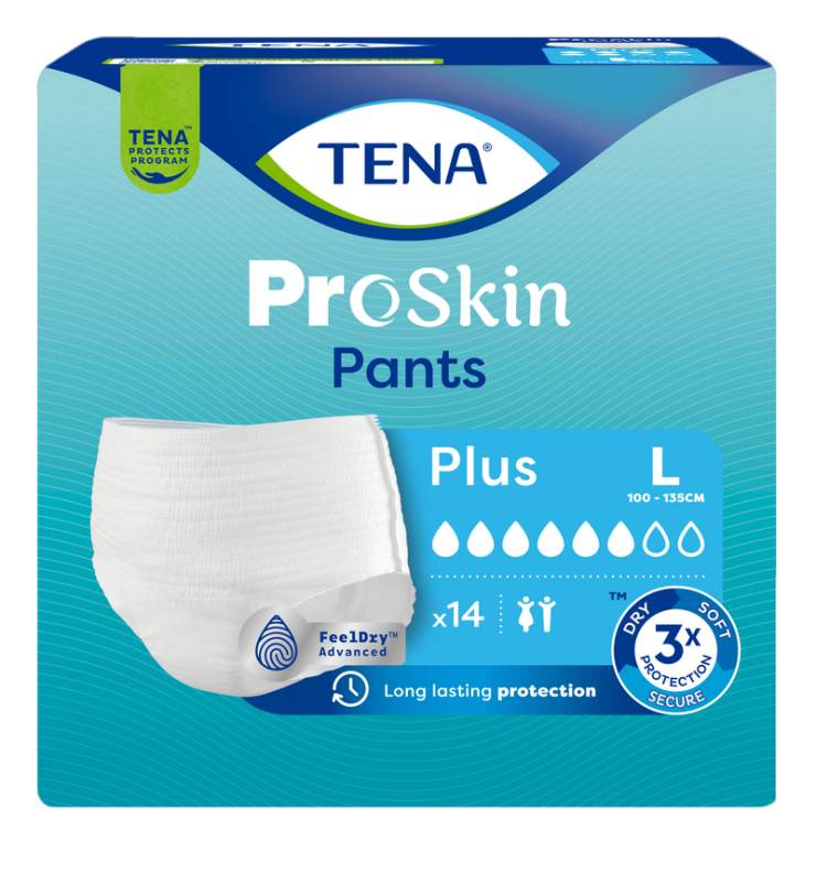 Tena Proskin Pants Plus Large - 8 paquets de 14 protections