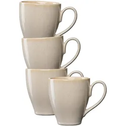 Ritzenhoff & Breker Sahara Kaffeebecher 400 ml 4er Set - Creme