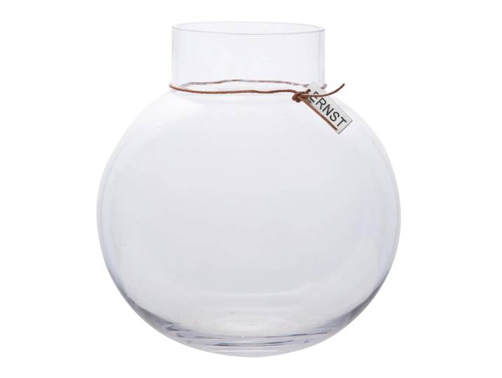 ERNST Photophore Ernst rund H10 cm Ø 9 cm Transparent
