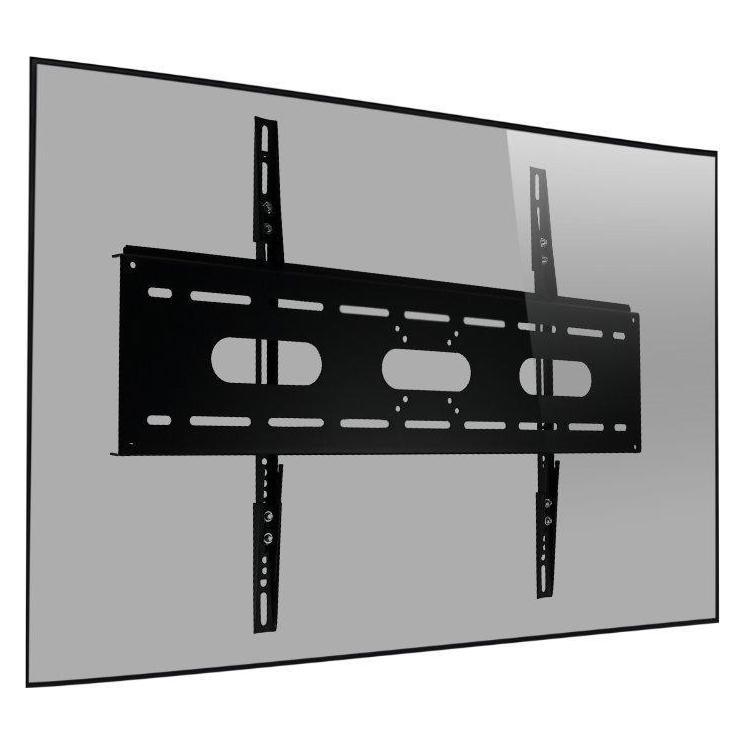 MonLines MWH012B flache TV Wandhalterung 42-100Zoll abschliessbar, schwarz (120 kg, 42" - 105") (MWH012B)