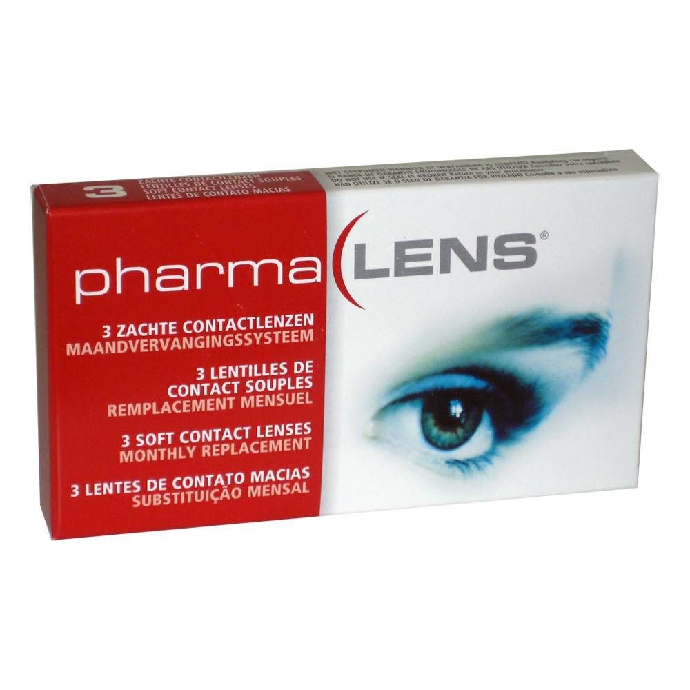 PharmaLens Maandlenzen (Dioptrie +6.00) 3 St Kontaktlinsen