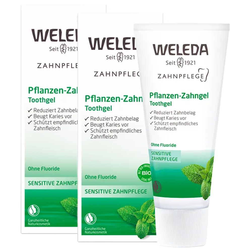 2x Weleda Pflanzen Zahngel 2x75 ml Gel
