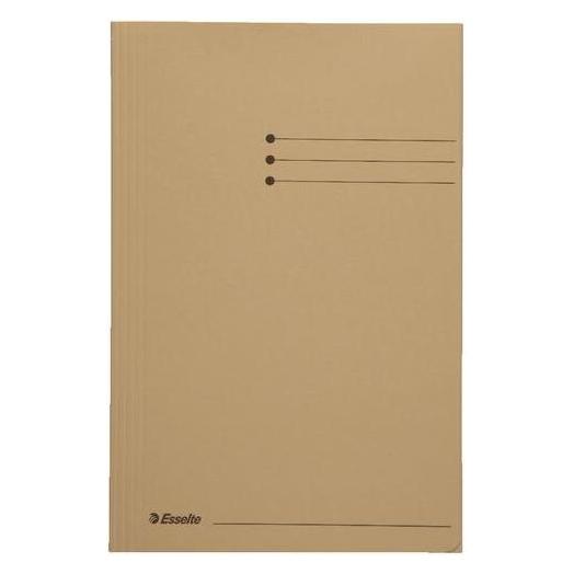 Esselte Flügelmappe 1032304 Folio Karton 235 mm x 350 mm Chamois (Folio, 50x) (1032304)