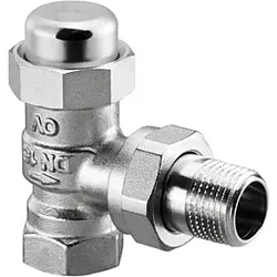 Oventrop Combi LR Heizkörper-Verschraubung 1027562 DN 10, Eck, vernickelt