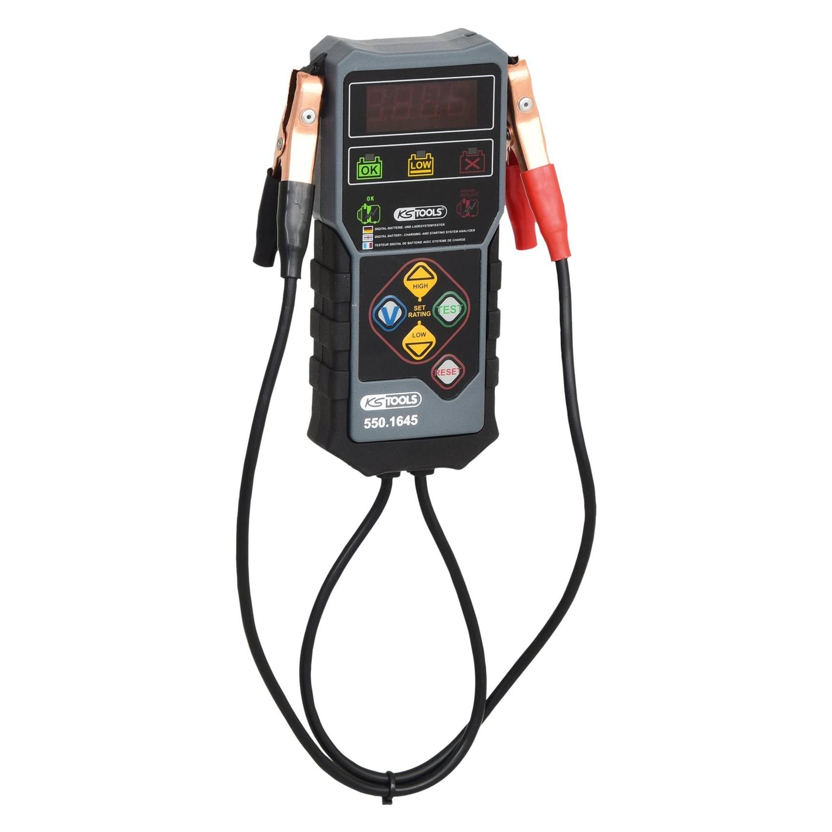 KS Tools 12V Digital-Batterietester (Hand-Multimeter) (550.1645)