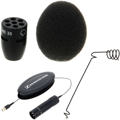 Sennheiser ME35 Hanging Microphone Bundle noir