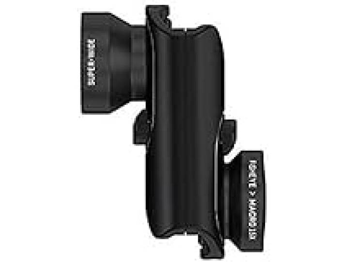 Olloclip - Core Lens iPhone 7/7 Plus & iPhone 8/8 Plus - Pack de 2 - Objectif Photo Smartphone - Compatible avec Protecteurs d'Écran - Photos, Vidéos, Panoramas & Photos de Réalité Virtuelle - Noir