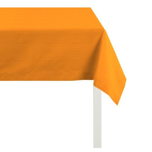 Apelt Uni Rips tafelkleed oranje B: 130 cm, L: 170 cm