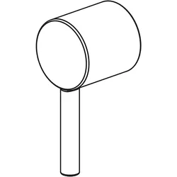 KWC Hebelkörper D31 Zamak, chromeline 634783