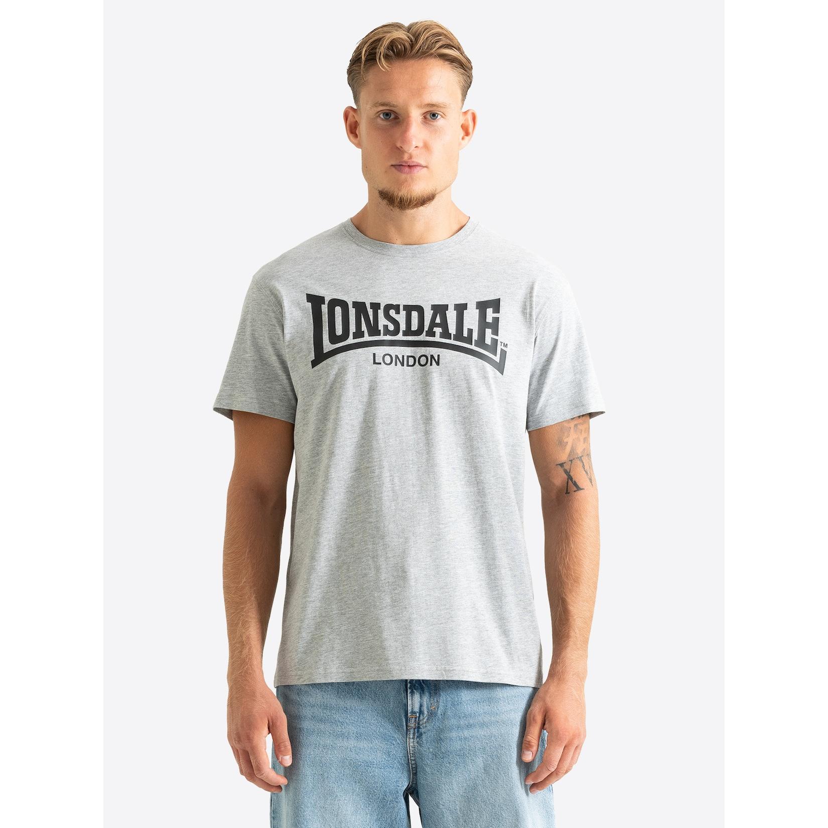 Lonsdale Herren T-Shirt normale Passform Dreierpack HINSTOCK