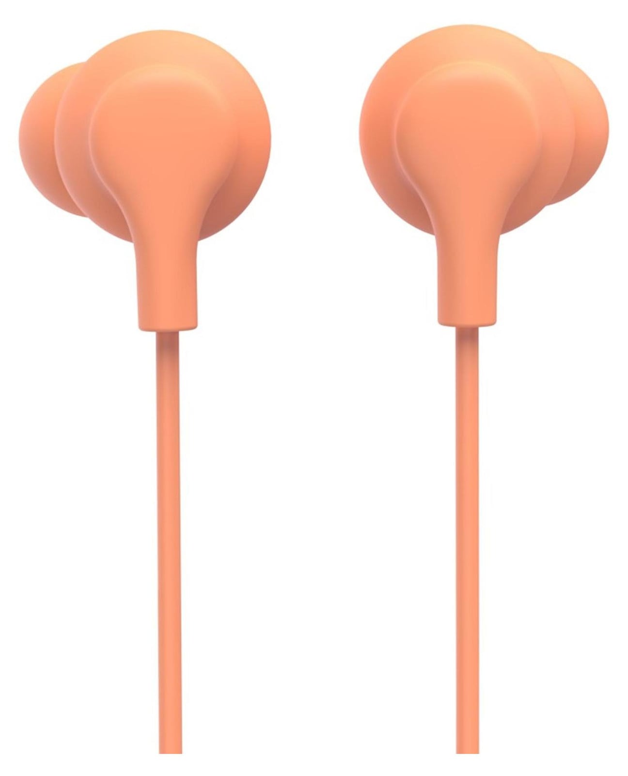 Hama Curly oordopjes met microfoon, USB-C, oranje
