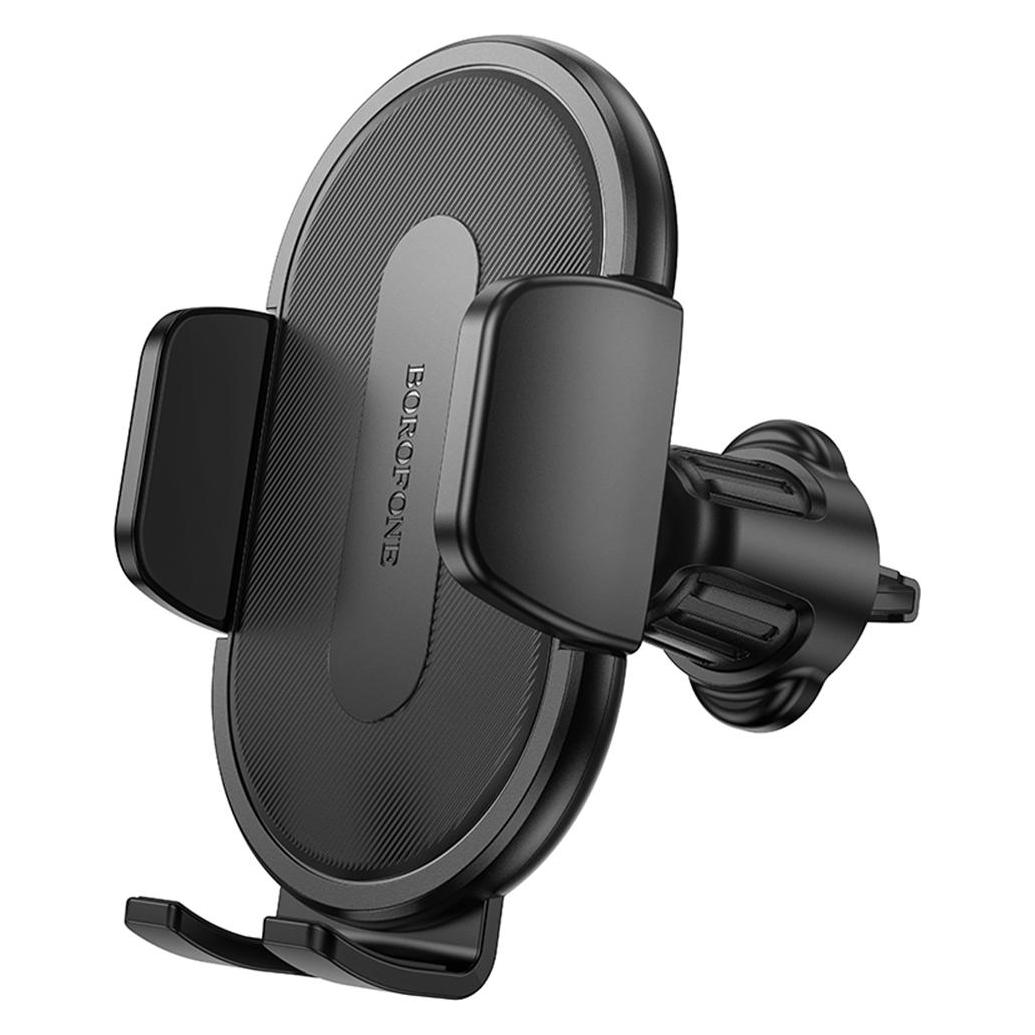 Borofone - Car Holder (BH133) - for Air Vent, 360° Adjust, ABS Silicone, 4.7-7" - Black (62750707)
